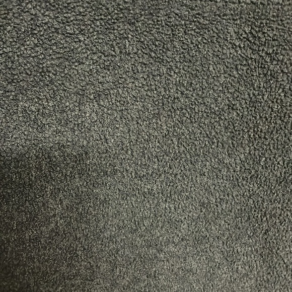 Lands' End size Medium Charcoal Long Sleeve Pullover Quarter Snap Fleece Top - Picture 7 of 8